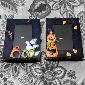 Halloween picture frames